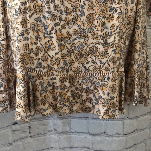 Free People Ivory Combo Dress Size 8 - Picture 3 of 8